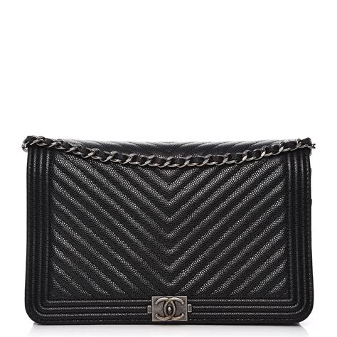 chanel woc caviar chevron|Wallets on Chain .